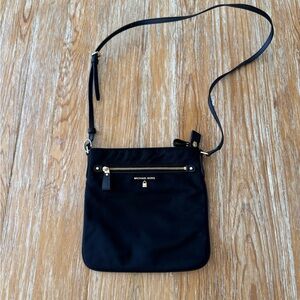 Michael Kors Kelsey Nylon Black Crossbody Bag